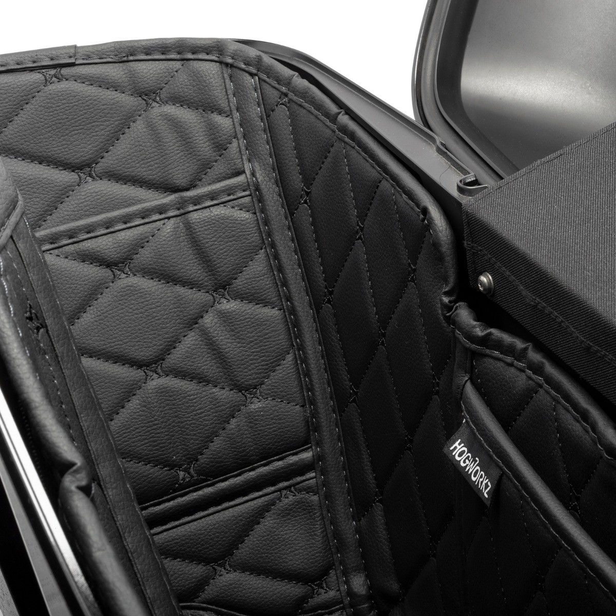 Hogworks Hogworkz® Standard Saddlebag Liners '14-'25 | Black w/ Black Stitching Fits Harley® Oem