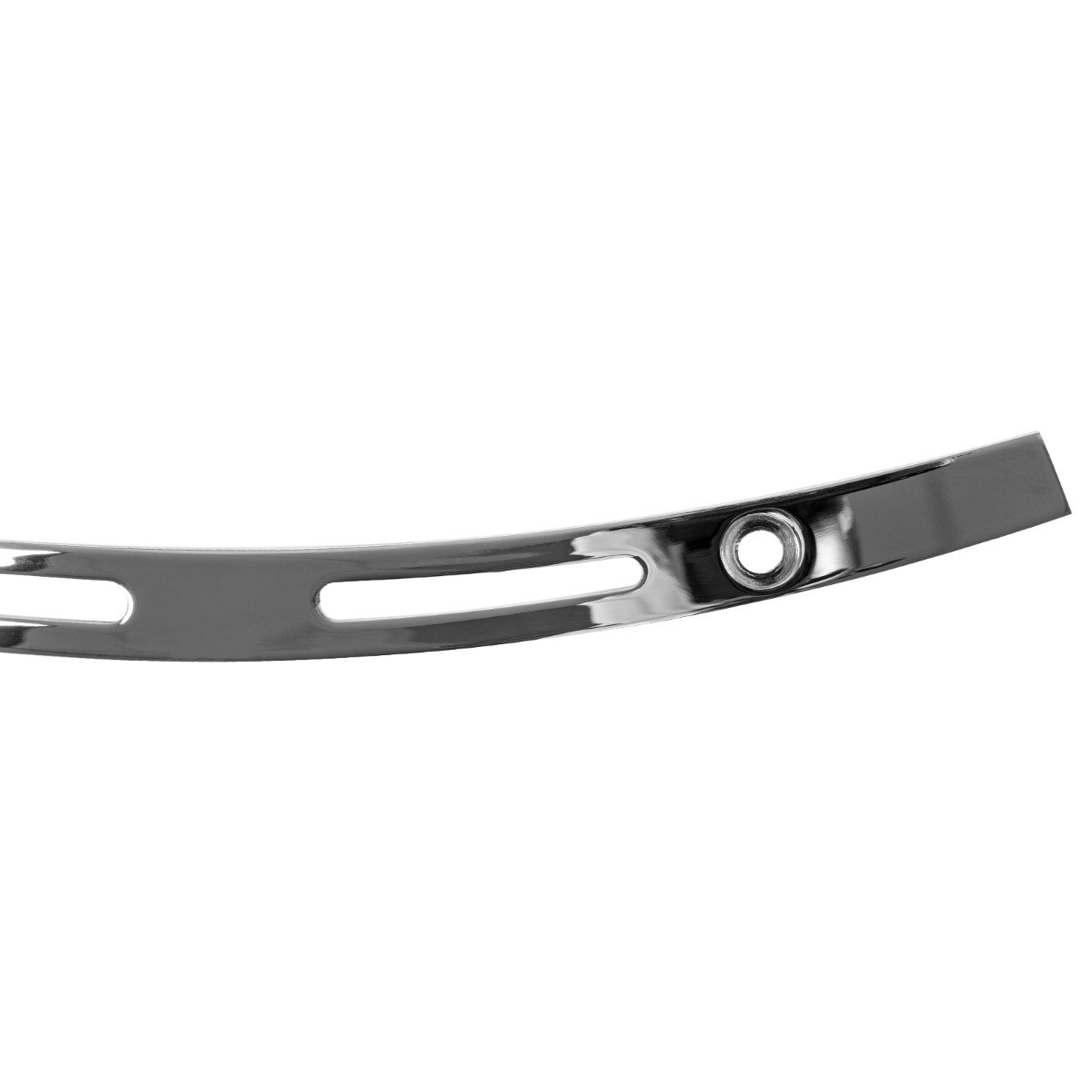 Hogworks Hollow Cut Billet Windshield Trim in Chrome for Harley® Touring '14-'25