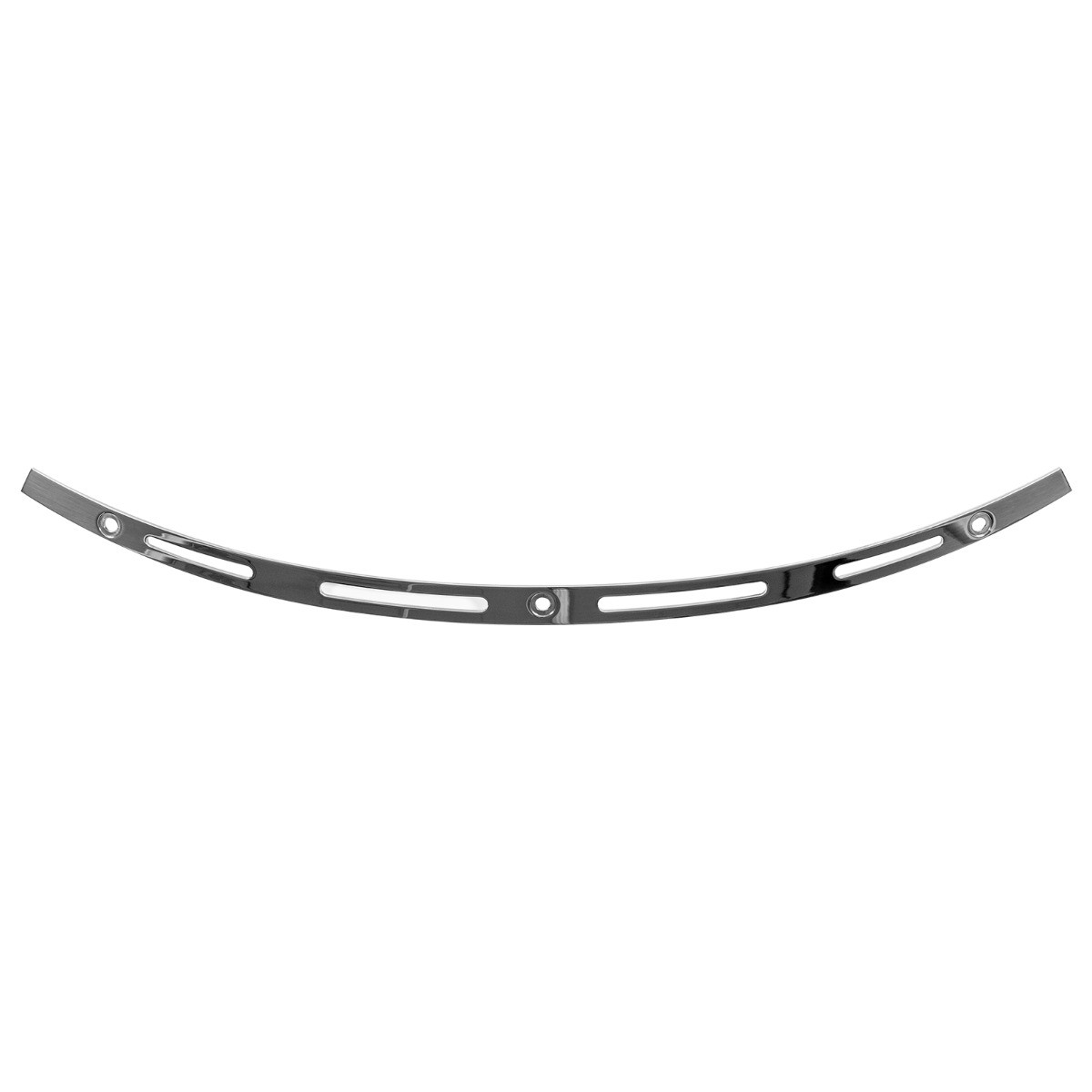 Hogworks Hollow Cut Billet Windshield Trim in Chrome for Harley® Touring '14-'25