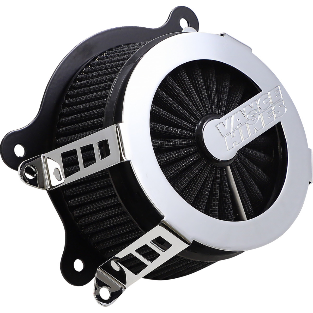 Vance & Hines #70359 - VO2 Cage Fighter Air Intake Kit - Chrome