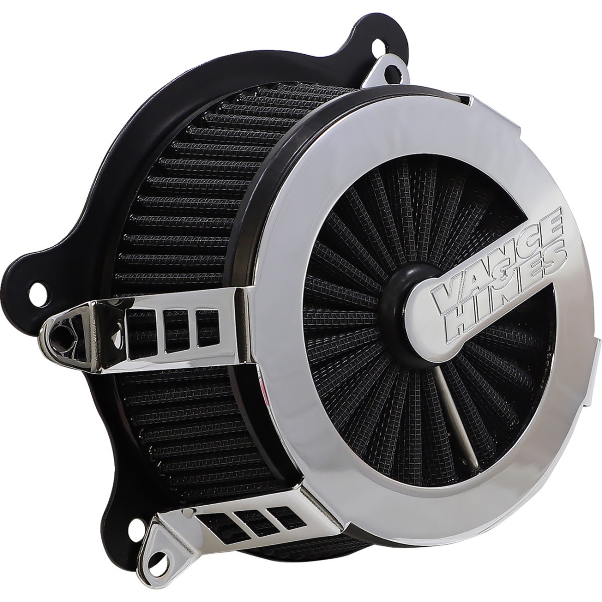 Vance & Hines #70357 - VO2 Cage Fighter Air Intake Kit - Chrome
