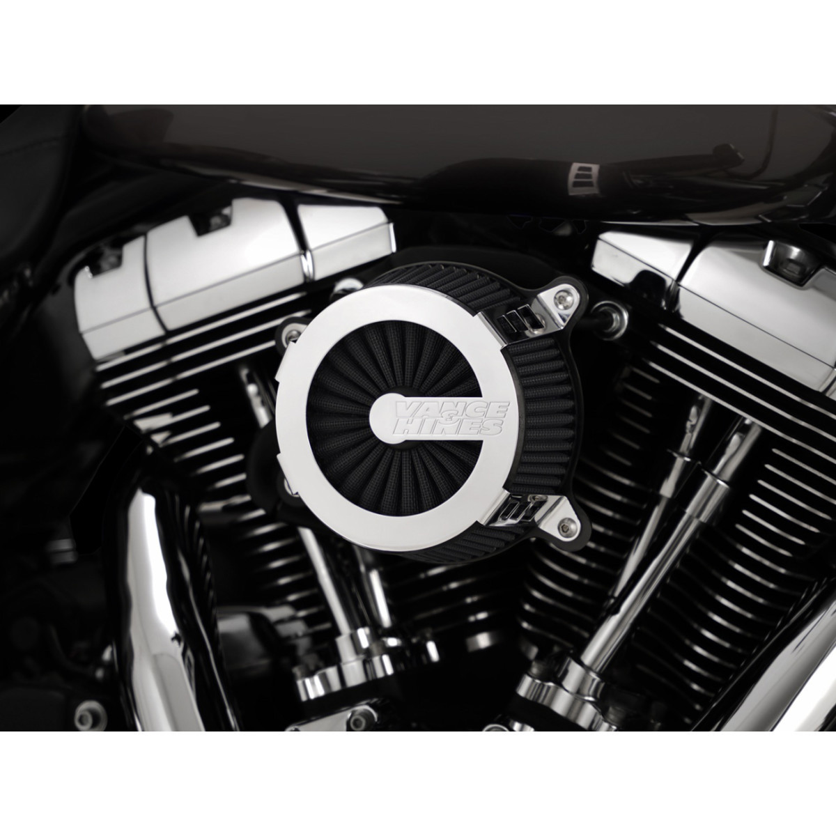 Vance & Hines #70357 - VO2 Cage Fighter Air Intake Kit - Chrome