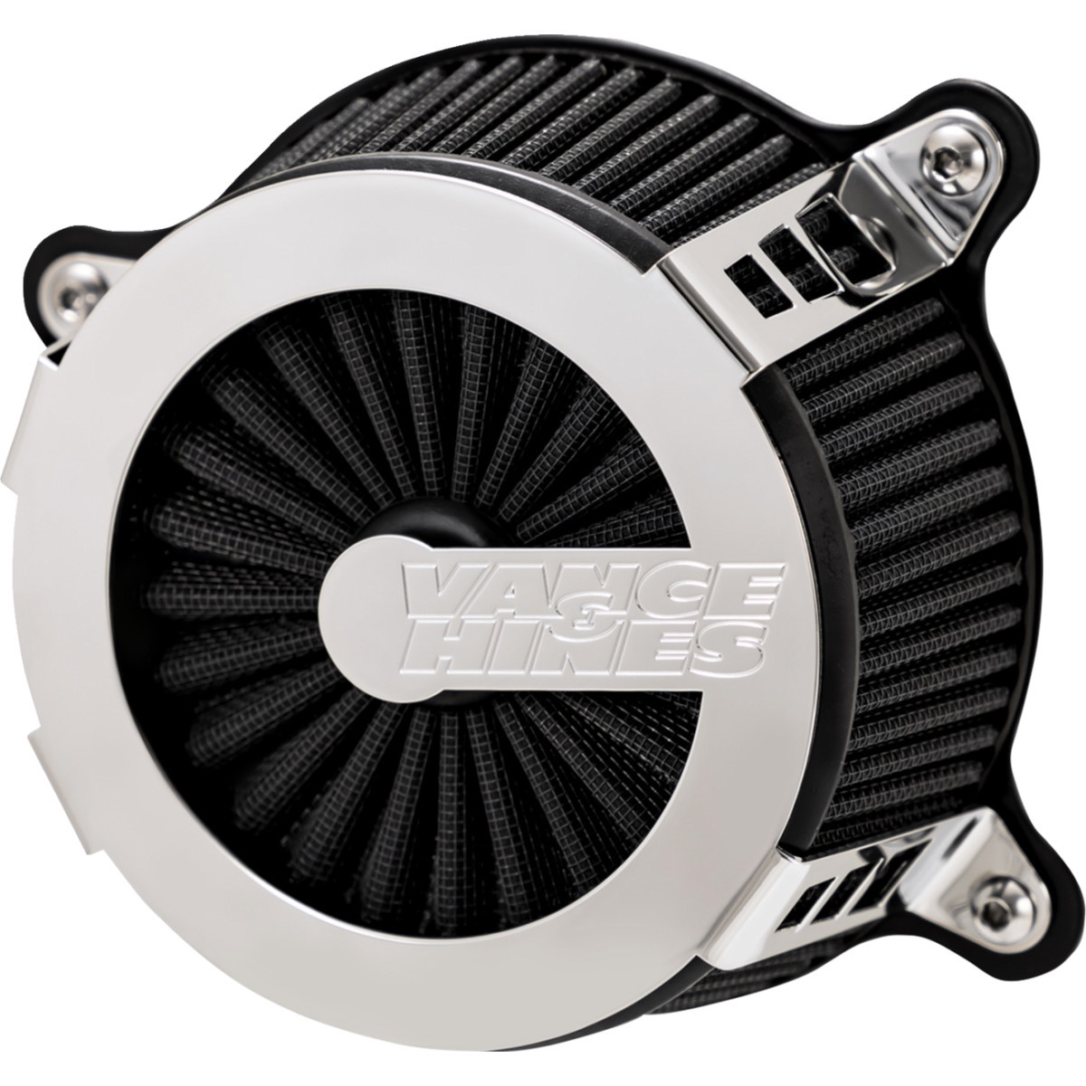 Vance & Hines #70355 - VO2 Cage Fighter Air Intake Kit - Chrome