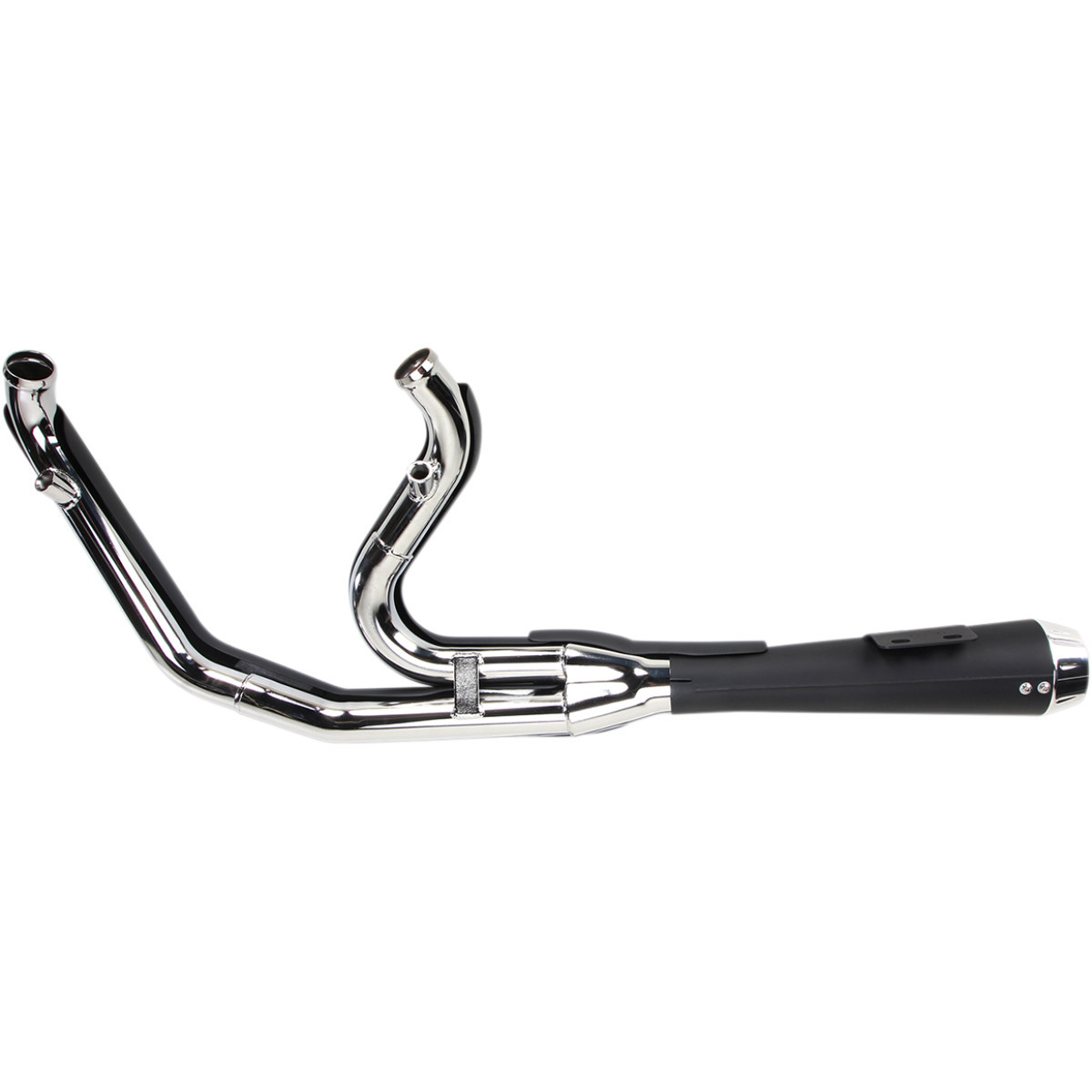 Bassani Xhaust #13122J - Road Rage Exhaust - Black - Short - '06-'17 FXD