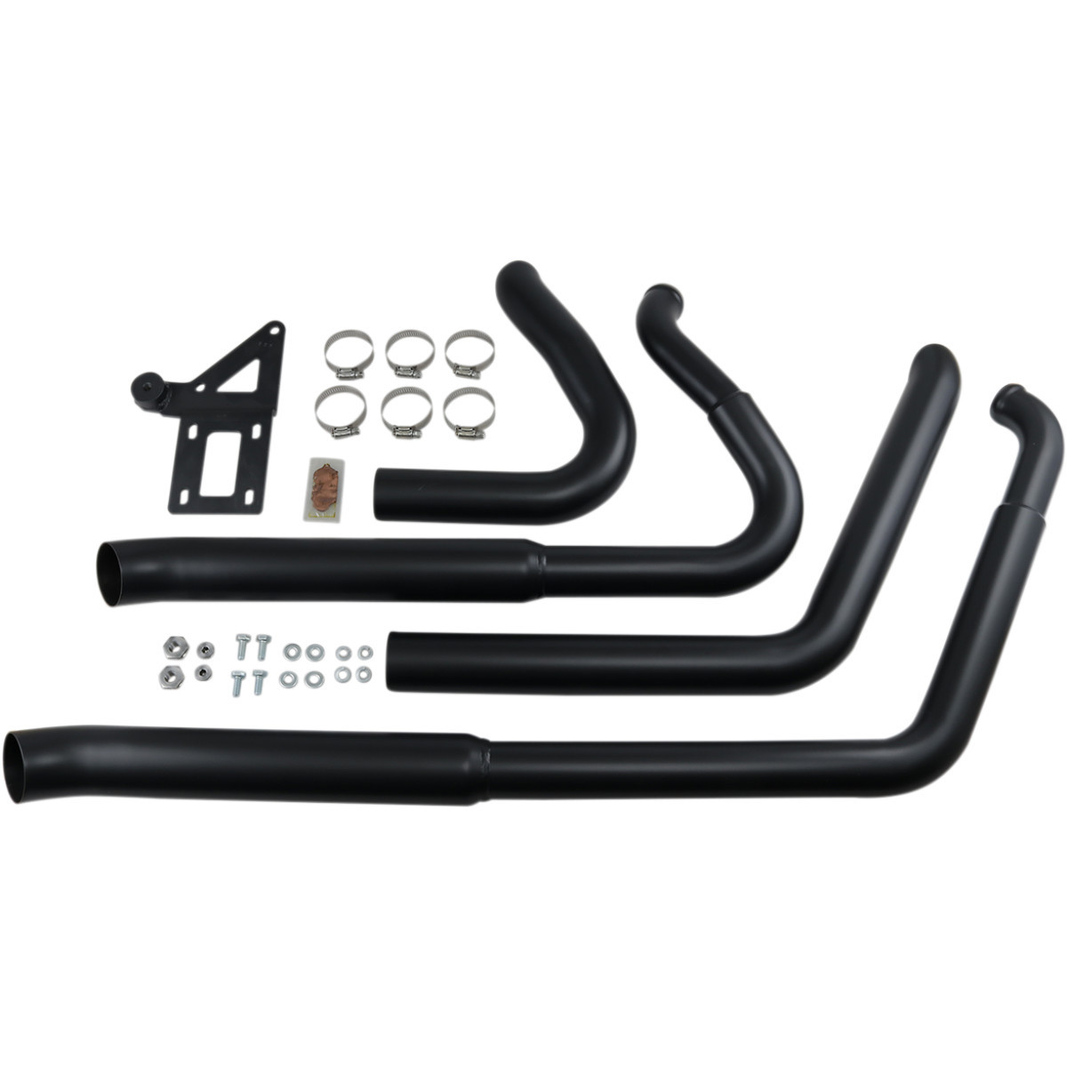 Bassani Xhaust #1S34DB - Pro Street Exhaust - Black - Softail