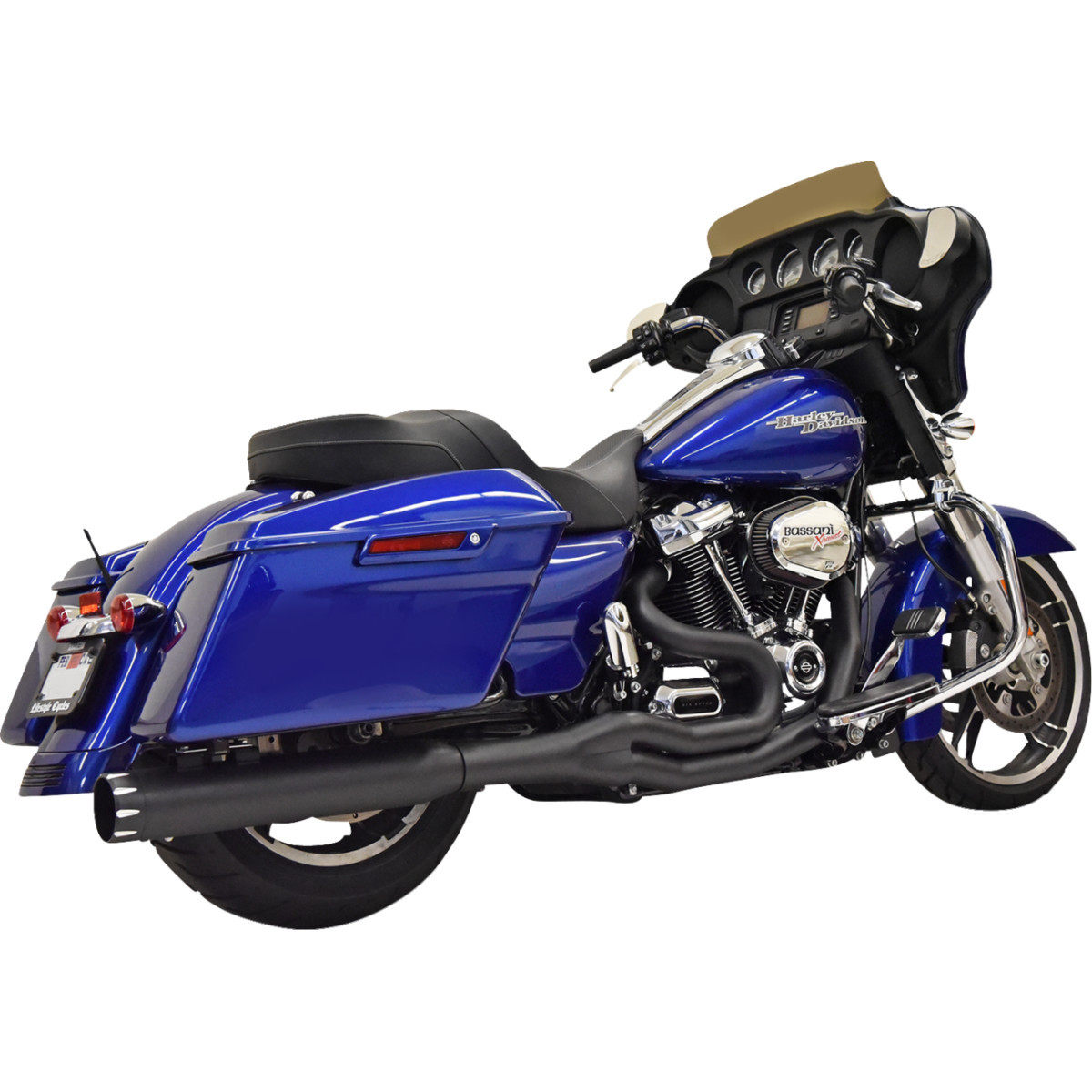 Bassani Xhaust #1F78TB - 2:1 High Horsepower Exhaust - Black