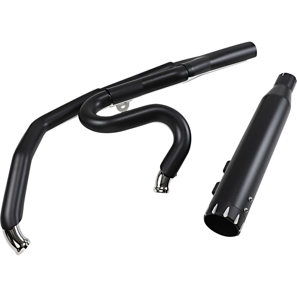 Bassani Xhaust #1F78TB - 2:1 High Horsepower Exhaust - Black
