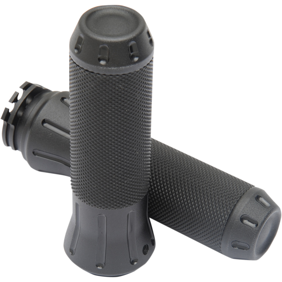 Drag Specialties - Custom Grips - Shot-Peened - Black