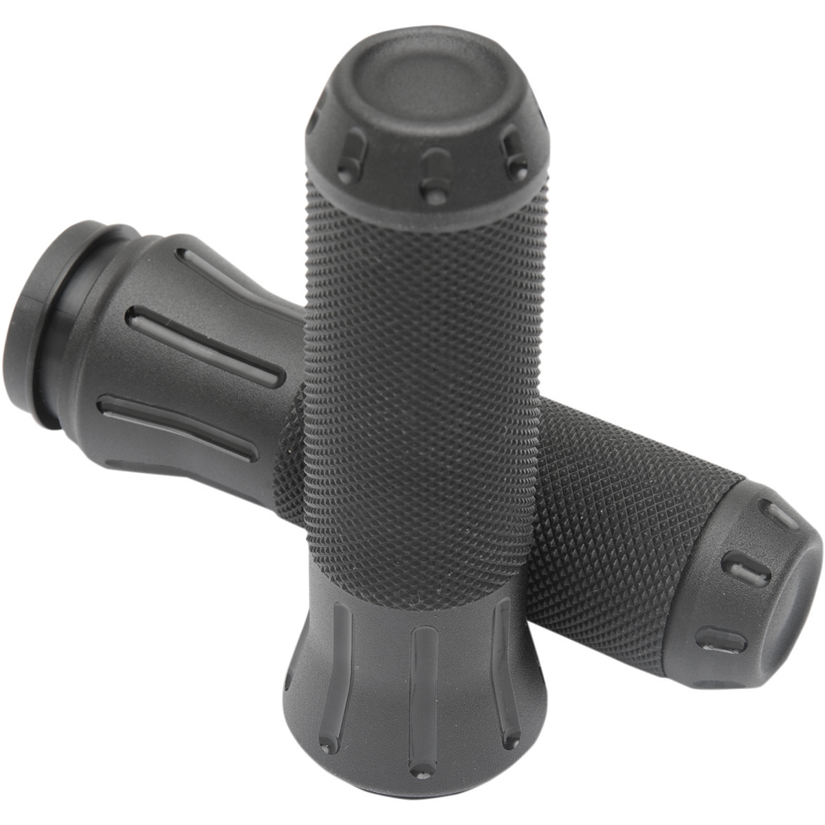 Drag Specialties - Custom Grips - Shot-Peened - TBW - Black