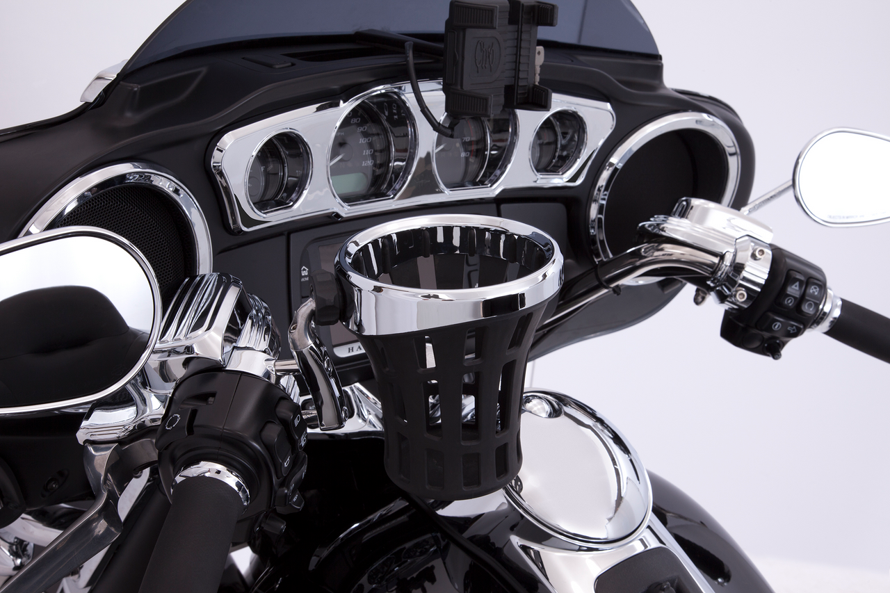 Ciro #50810 - Drink Holder - Perch Mount - Chrome