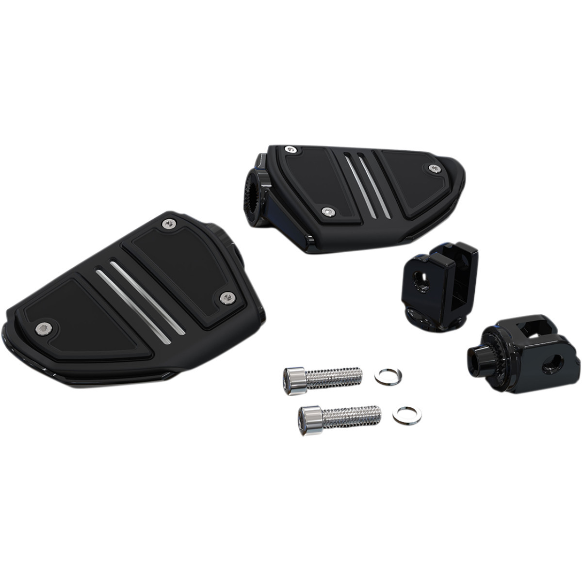 Ciro #61427 - Twin Rail Foot Pegs - Black