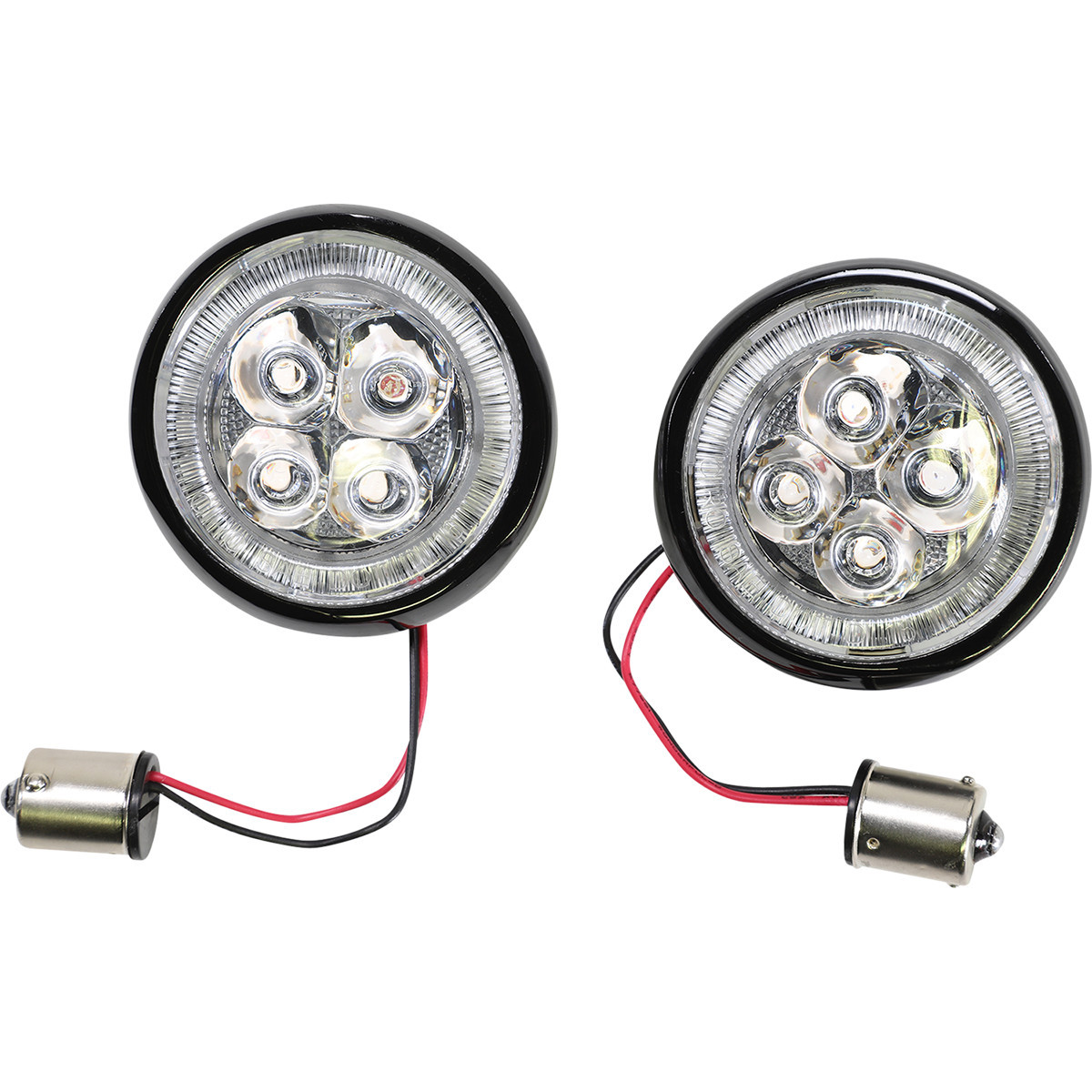 Ciro #45521 - Turn Signal Insert - Red LED - Black