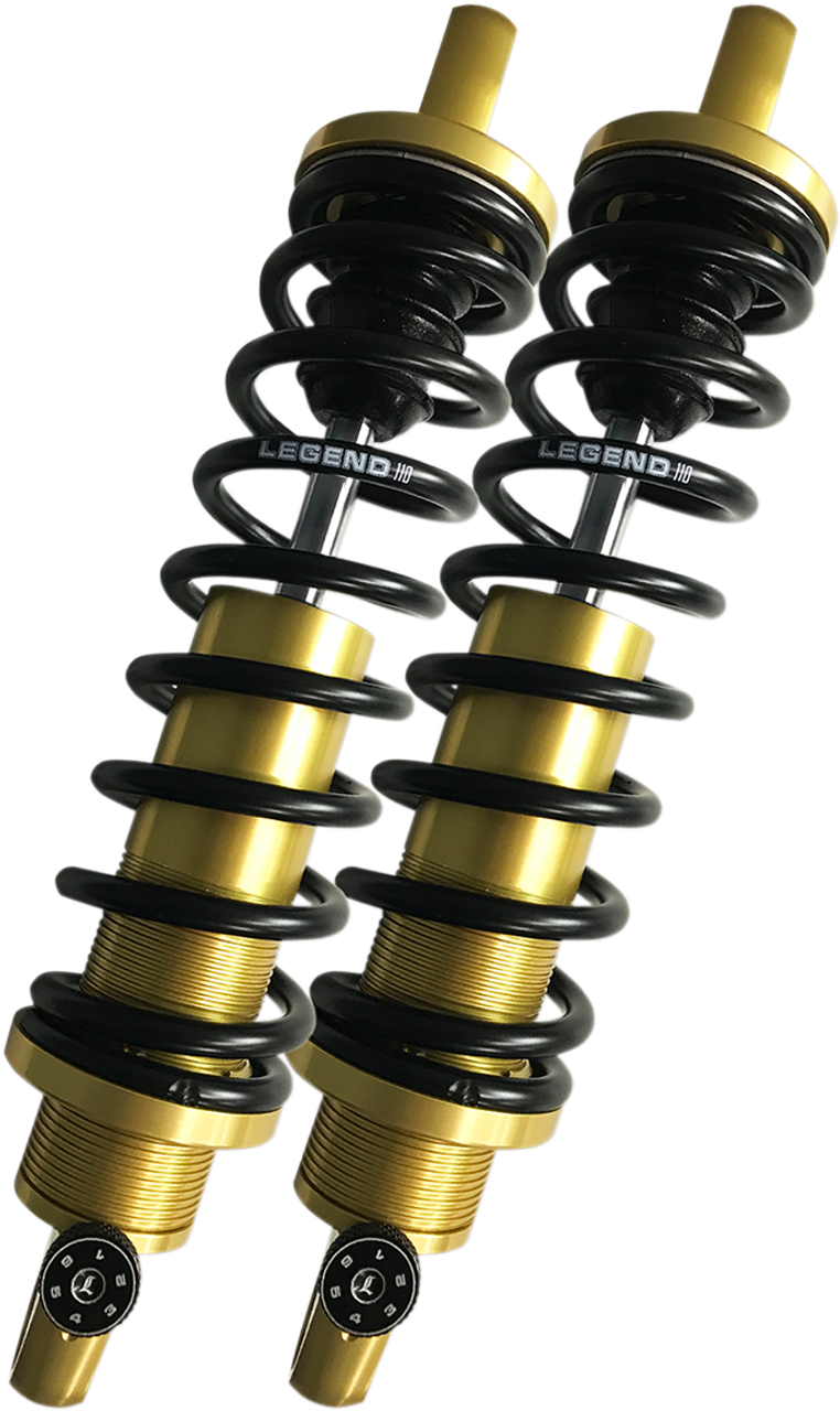 Legend Suspension REVO-A Shocks - 12" - Gold - Heavy Duty