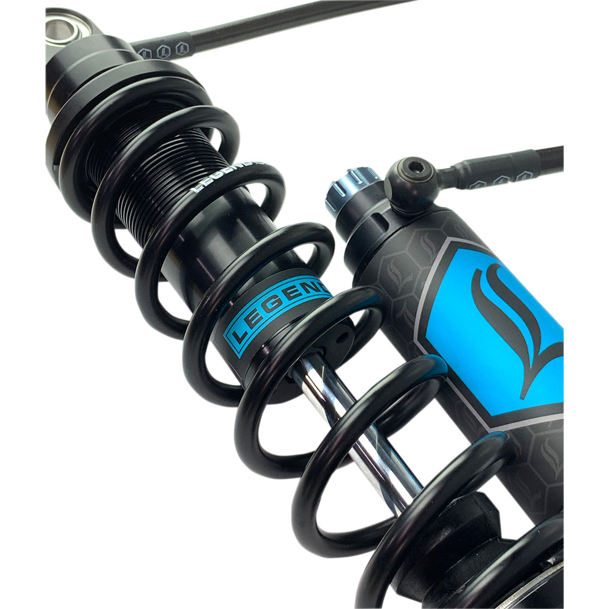 Legend Suspension #1310-1885 - REVO ARC Remote Reservoir Shocks - 14" - Heavy Duty - Black