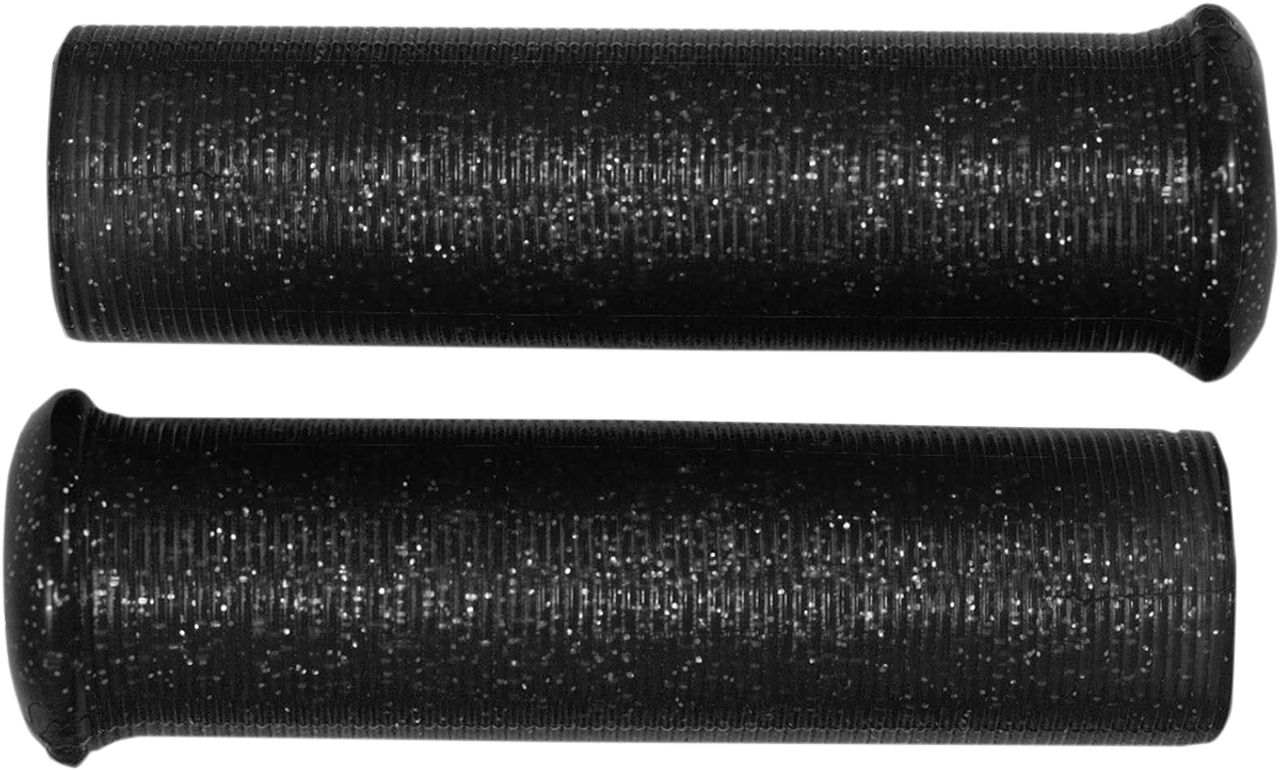Grips - Retro - Metal - 1" - Black