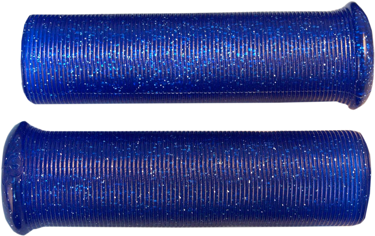 Grips - Retro - Metal - 1" - Blue