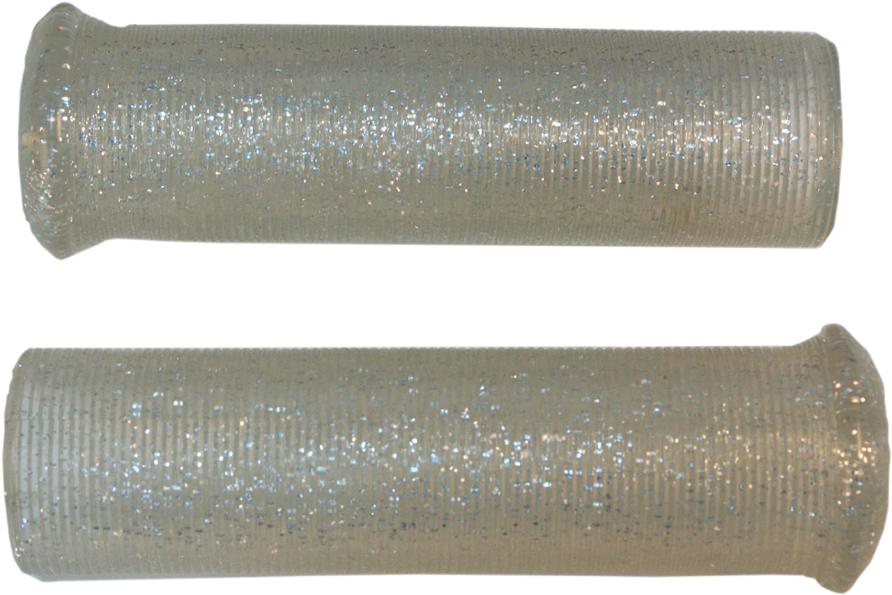 Grips - Retro - Metal - 1" - Silver