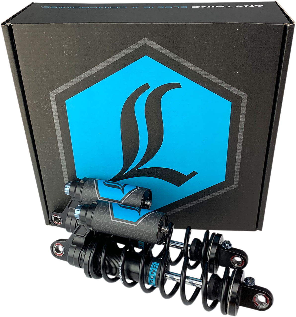 REVO ARC Piggyback Shocks - Heavy Duty - Black - 13" - 84-00 FXR