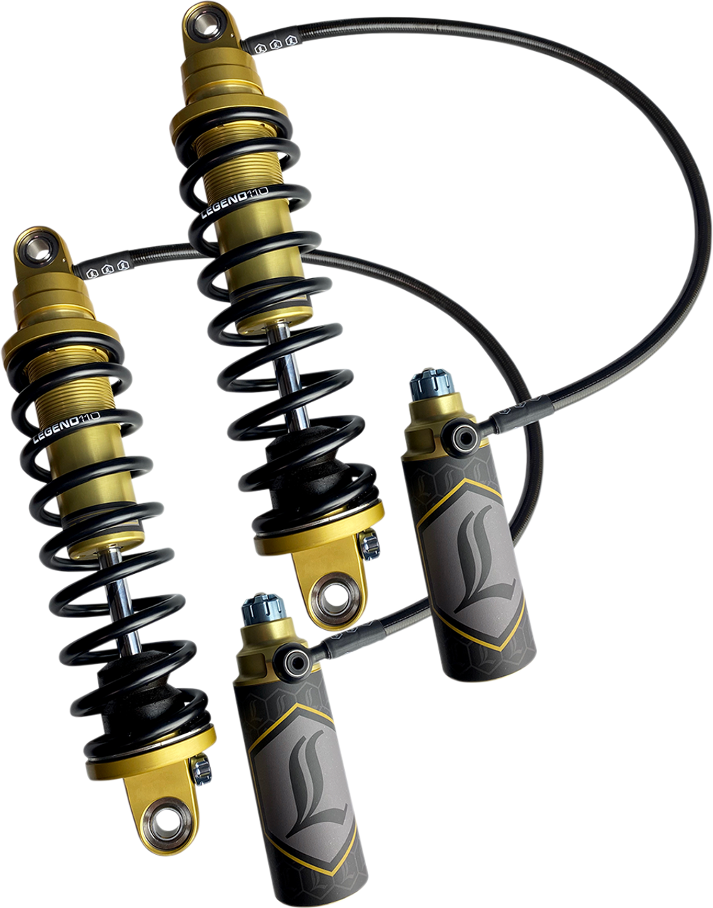 REVO ARC Remote Reservoir Shocks - Standard - Gold - 14" - 14+ FL