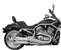 Tab Performance #111-1220 - V-ROD Slash Cut Exhaust Pipes (BAFFLED) | Chrome
