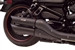Tab Performance #111-2220 - Night Rod Special Slash Cut Exhaust Pipes (Removable Baffle) | Black