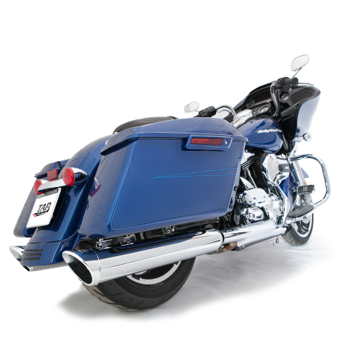 Tab Performance #121-1294-B2-N - 4" B.A.M. Stick Slip-On Mufflers  | Chrome