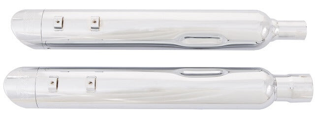 Tab Performance #121-1295-B2-2.5 - 4" B.A.M. Stick Slip-On Mufflers | Chrome