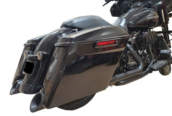 Tab Performance #121-2296-B2-N - 4.5" B.A.M. Stick Slip-On Mufflers | Black