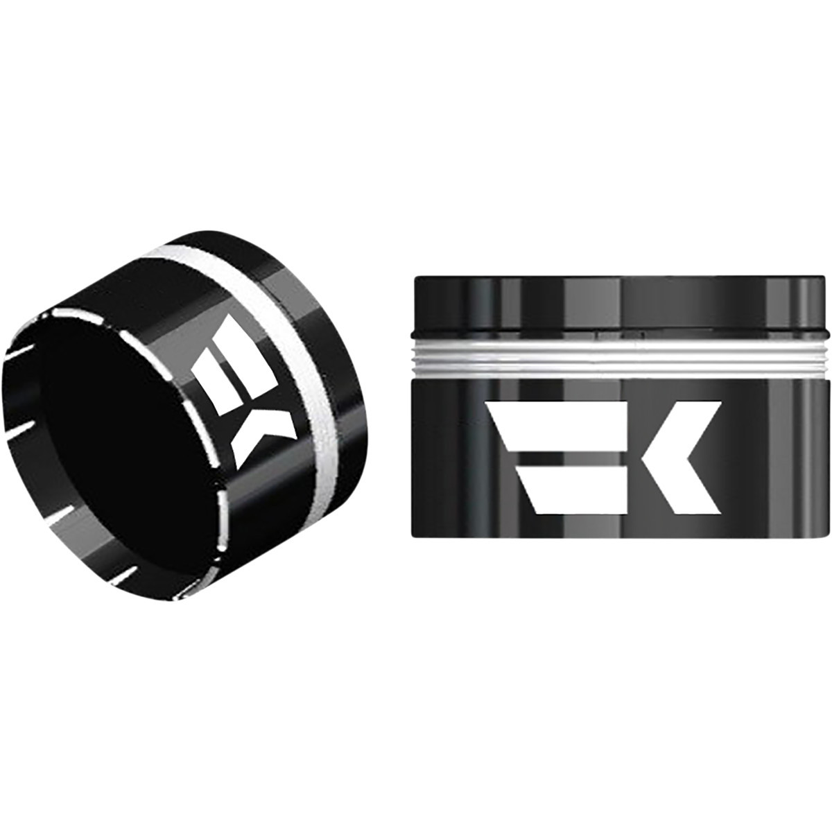 Khrome Werks #500110 - Tracer Grips - Air Cushion - TBW - Black