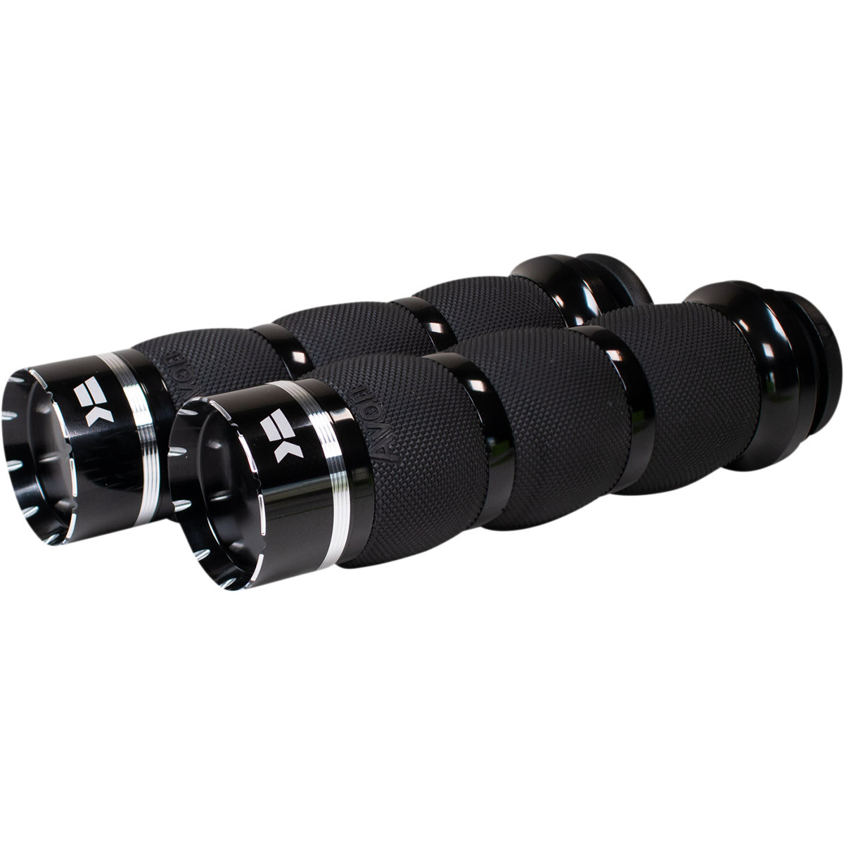 Khrome Werks #500110 - Tracer Grips - Air Cushion - TBW - Black