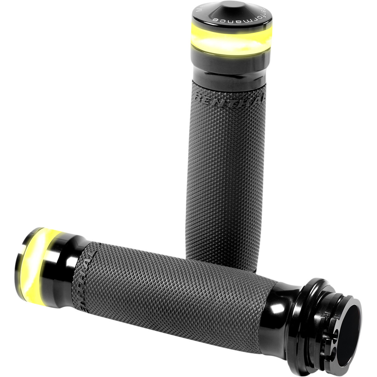 Performance Machine (PM) #0063-2101M-B - Vision Series Contour LED Turn Signal Grips - Cable - Black