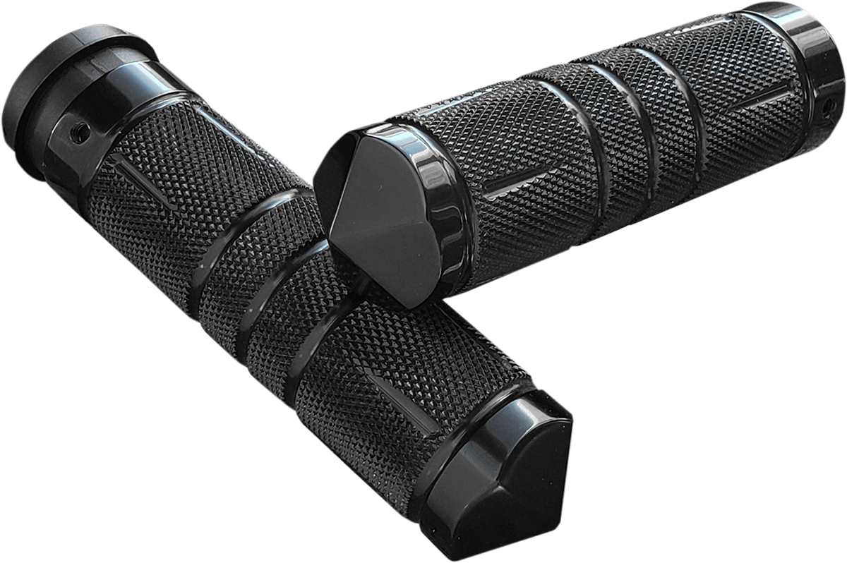 Grip - Knurled - Diamond - TBW - Black