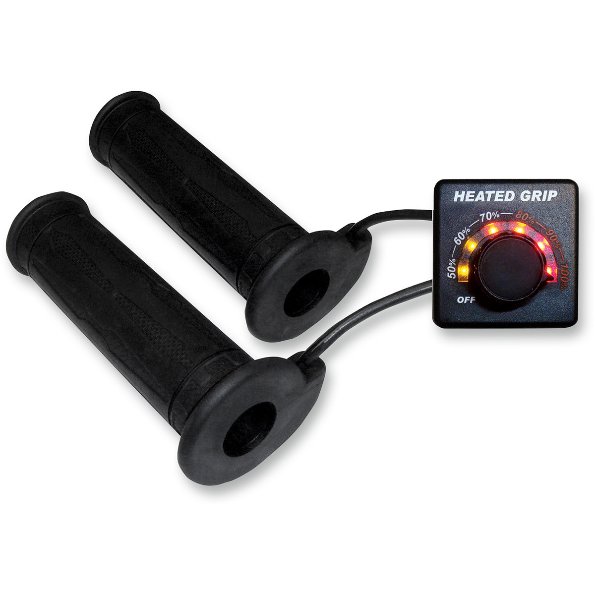 Koso North America #AM10720F - Heated Grip Kit with LED Indicator - Motorcycle - 1"