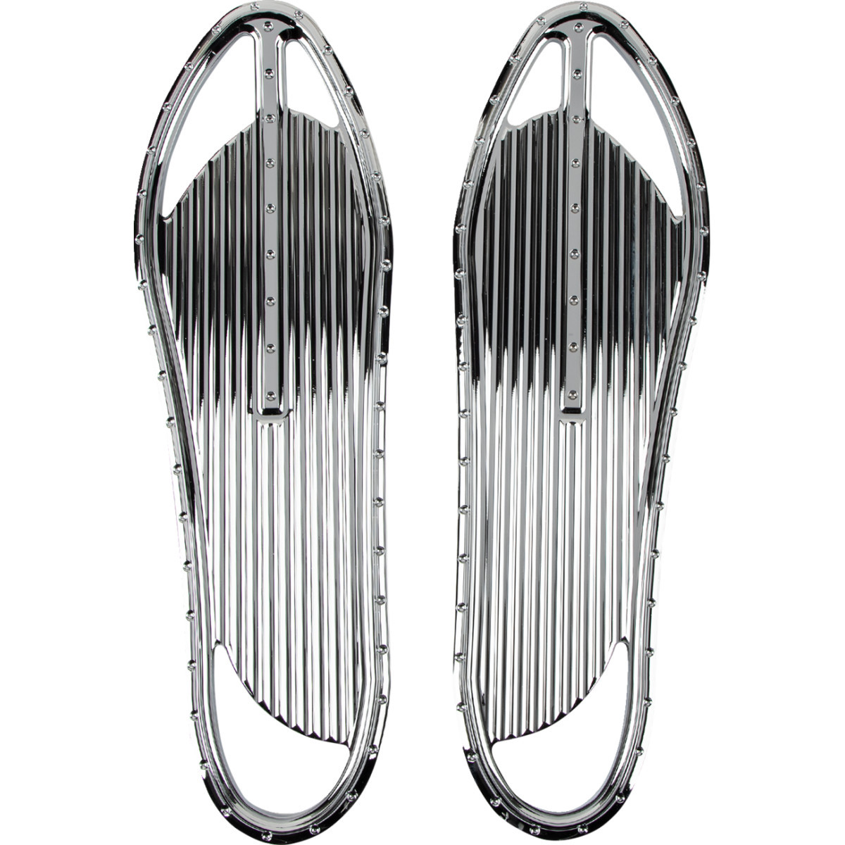 Covingtons #C1334-C - Floorboards - Dimpled - Chrome