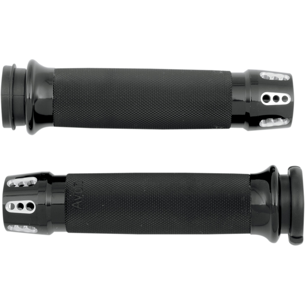 Avon Grips #CC-86-AN-FL-GAT - Gatlin Custom Grips - TBW - Black