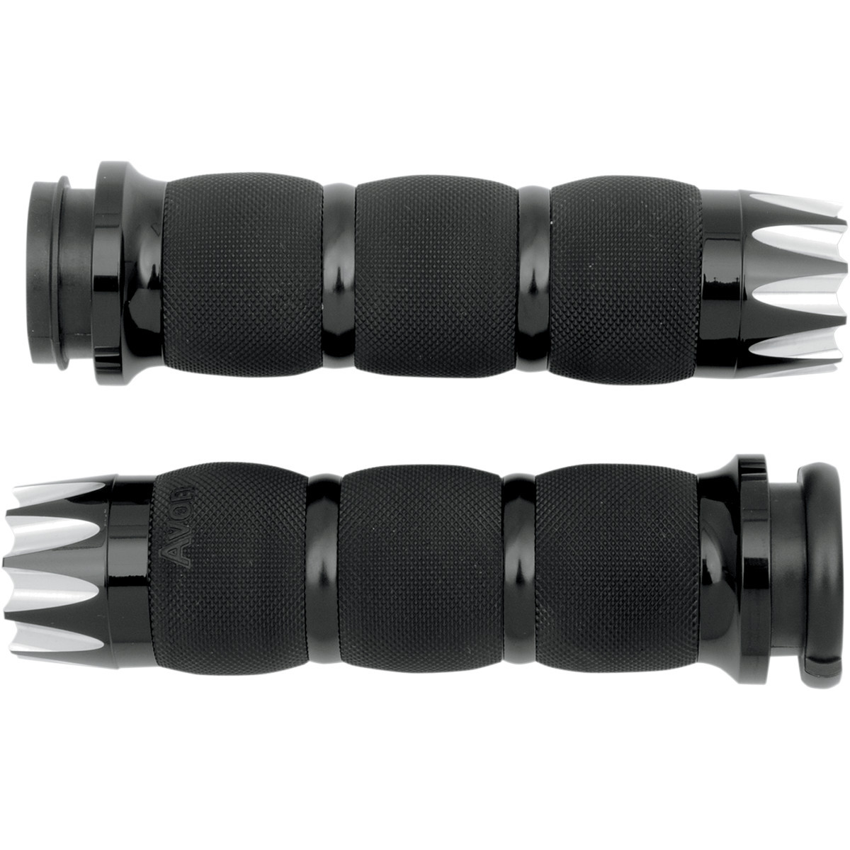 Avon Grips #AIR-90-AN-FL-EX - Excalibur Air Cushioned Grips - TBW - Black