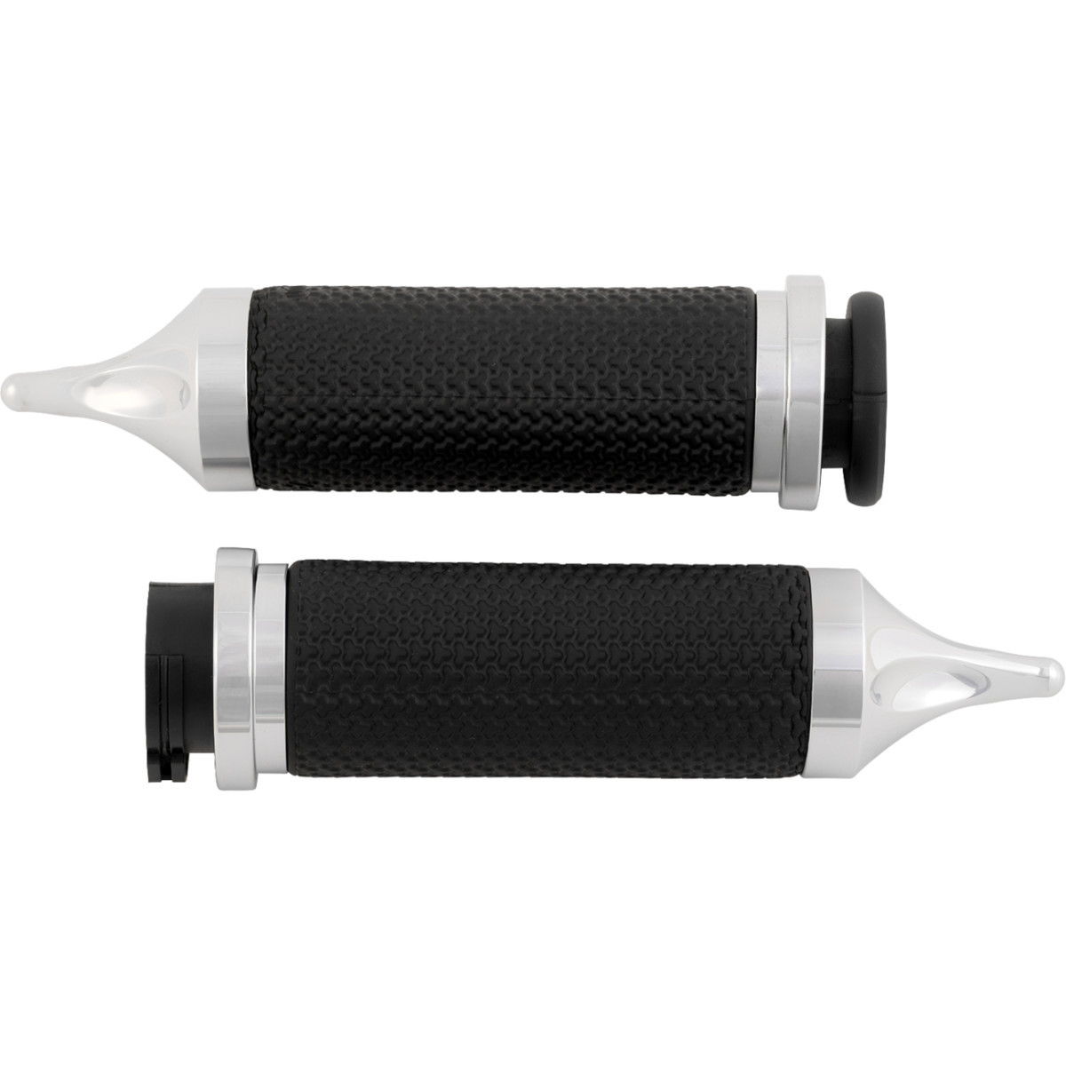 Avon Grips #MF-63B-CH-SPK - Vibration Dampening Memory Foam Grips - Large - Spike - Chrome