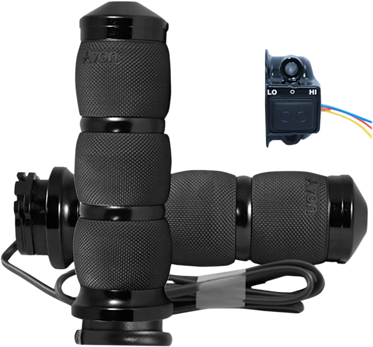 Grip - Heated - Air Cushion - Cable - Black