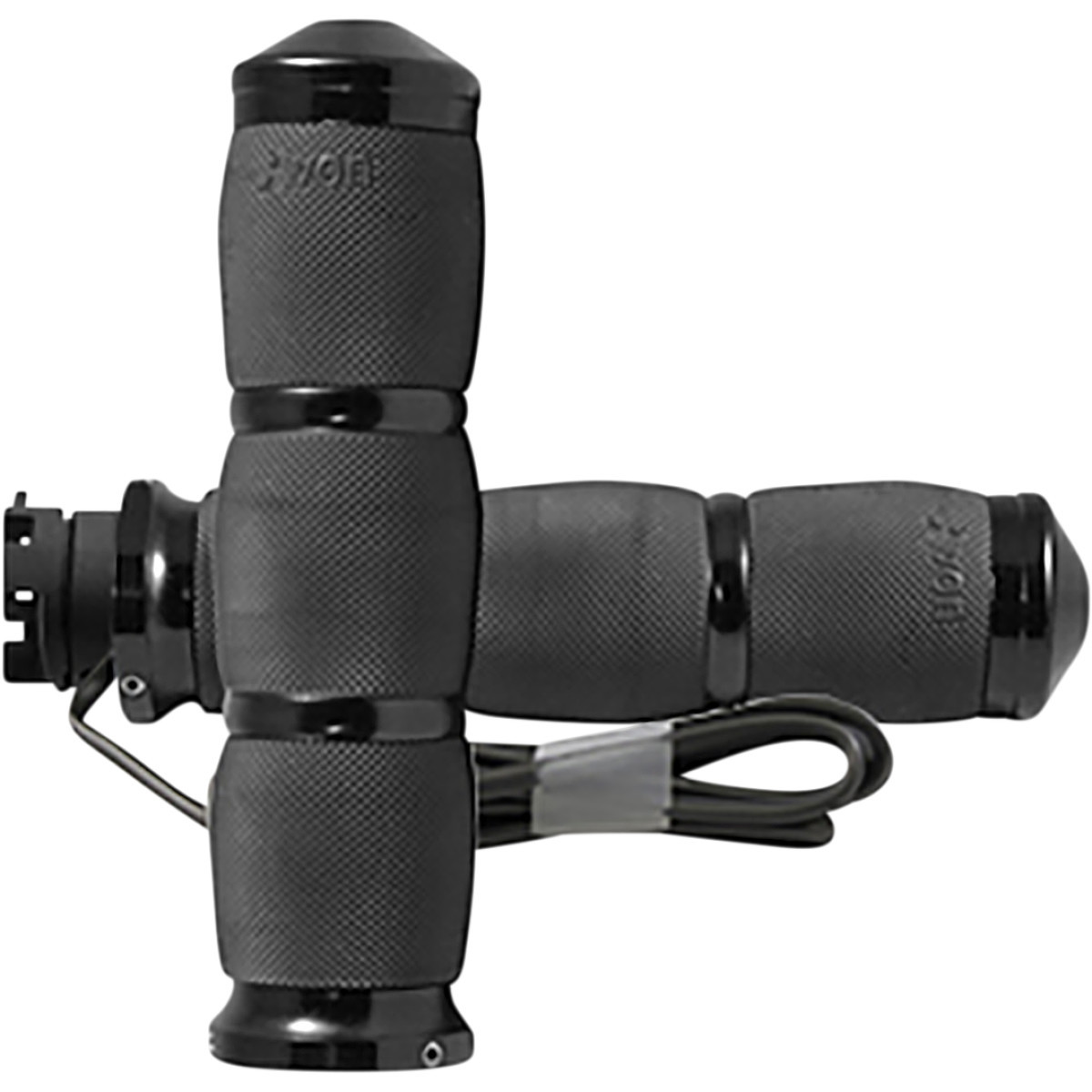 Avon Grips #IN-S-AIR-90A-H - Heated Grips - Air Cushion - Indian - Black