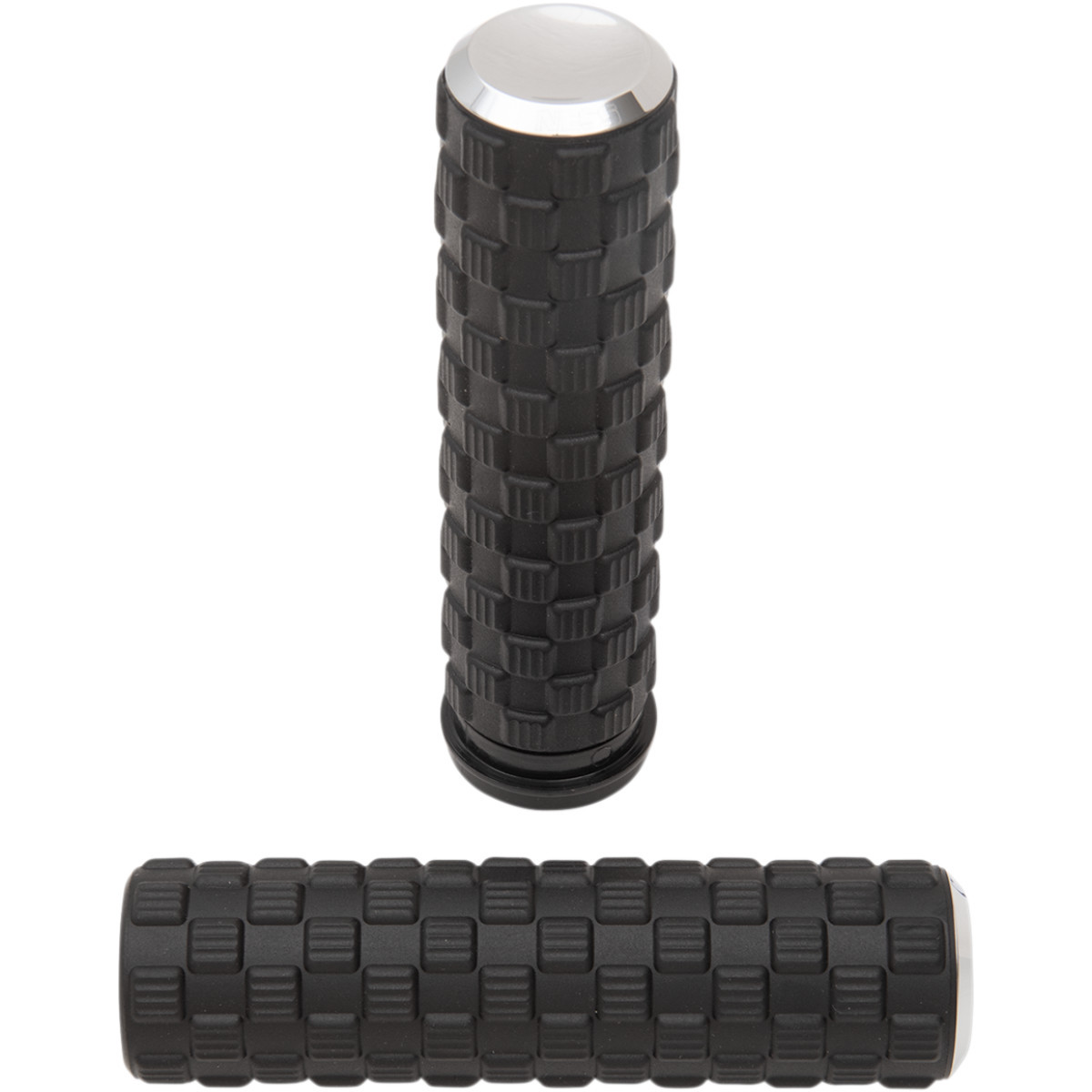 Arlen Ness #07-353 - Air Trax Grips - TBW - Chrome
