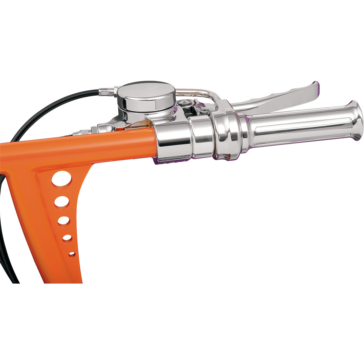 Joker Machine #03-147 - JX Series Throttle Housing - Single Cable - Chrome