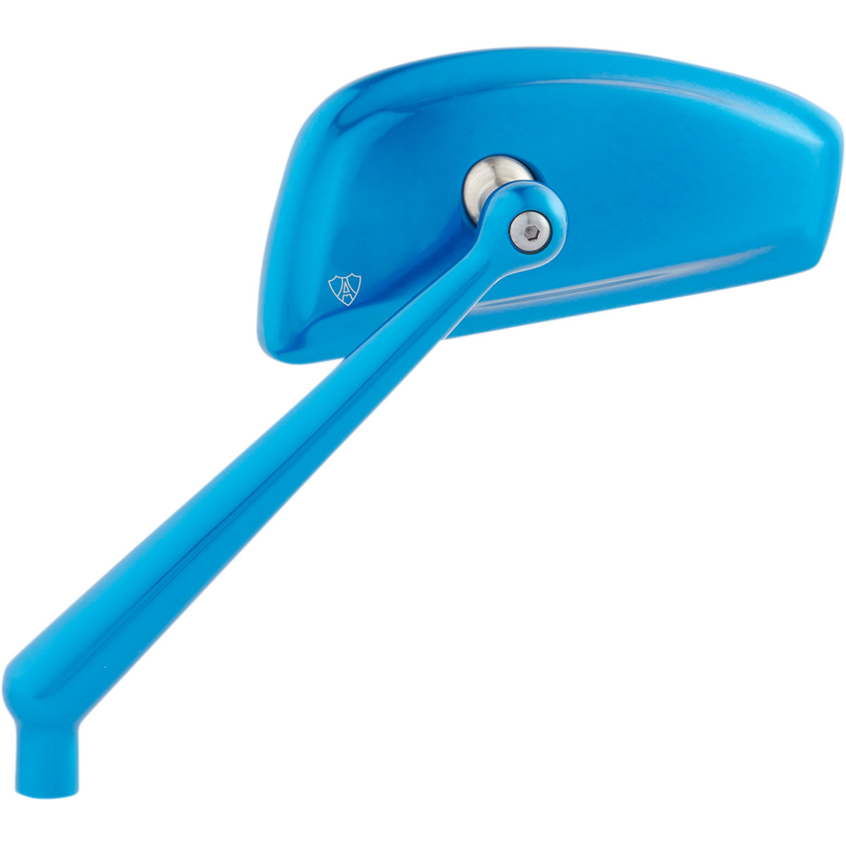 Arlen Ness #510-012 - Mirror - Tearchop - Side View - Teardrop - Blue - Left
