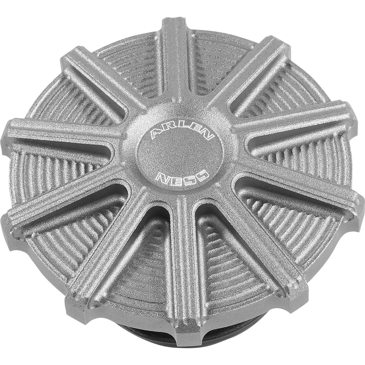 Arlen Ness #701-007 - Vented Gas Cap - 10 Gauge - Titanium
