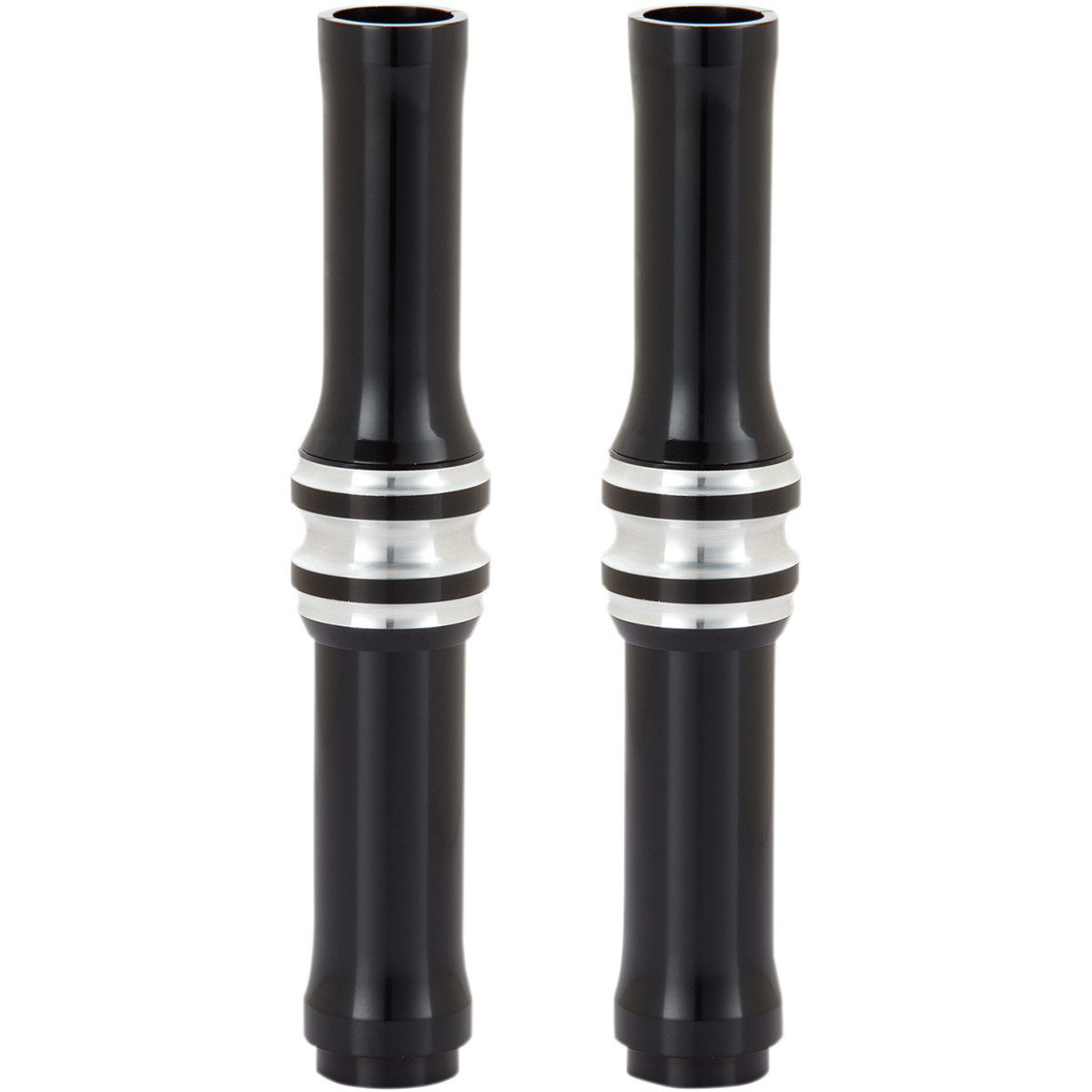 Arlen Ness #03-643 - Pushrod Tube Cover Kit - 10 Gauge® - Black - M8