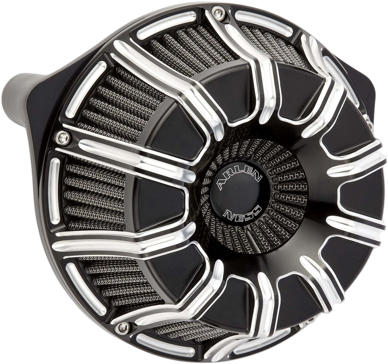 10-Gauge Inverted Sucker Air Cleaner - Black