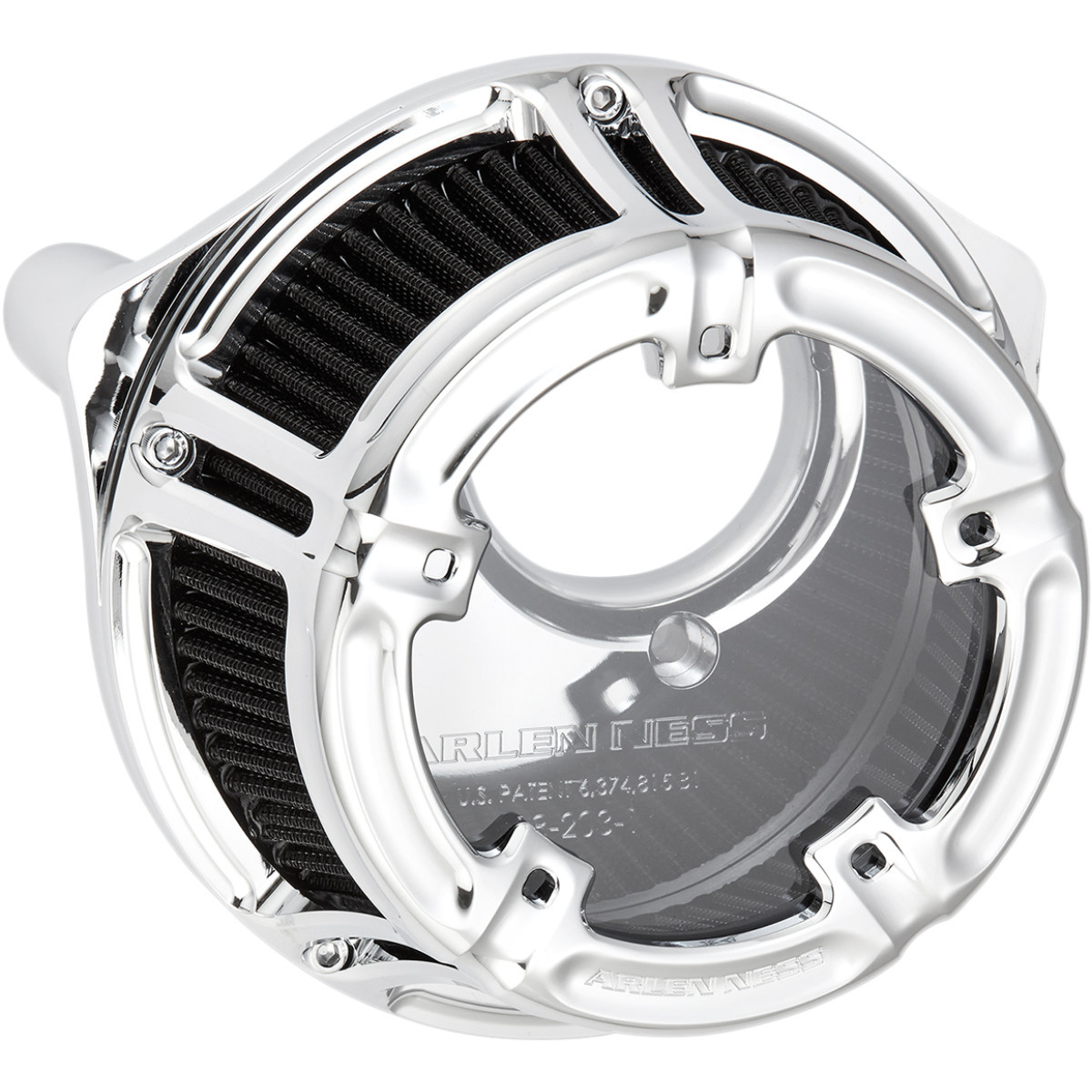 Arlen Ness #18-973 - Method™ Clear Series Air Cleaner - Chrome