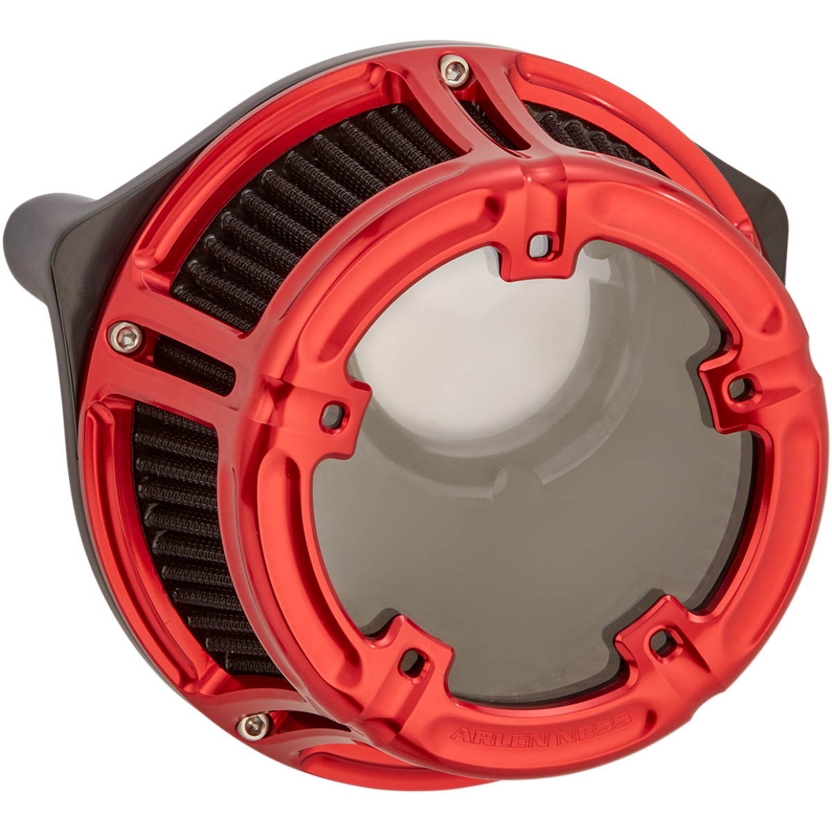 Arlen Ness #18-172 - Method™ Clear Series Air Cleaner - Red