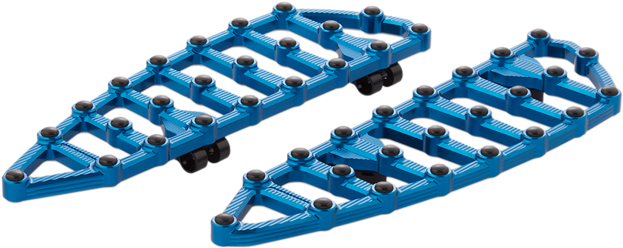 Arlen Ness #06-892 MX Driver Floorboards - Blue