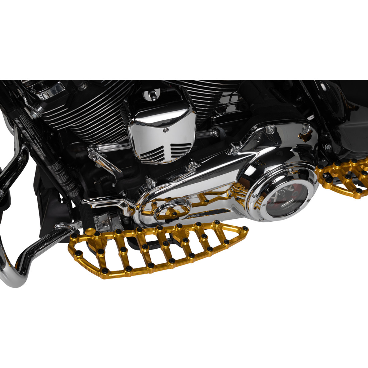 Arlen Ness #06-894 - MX Driver Floorboards - Gold