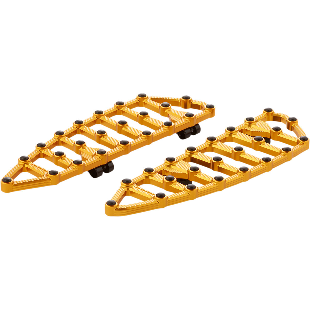 Arlen Ness #410-010 - MX Driver Floorboards - Gold